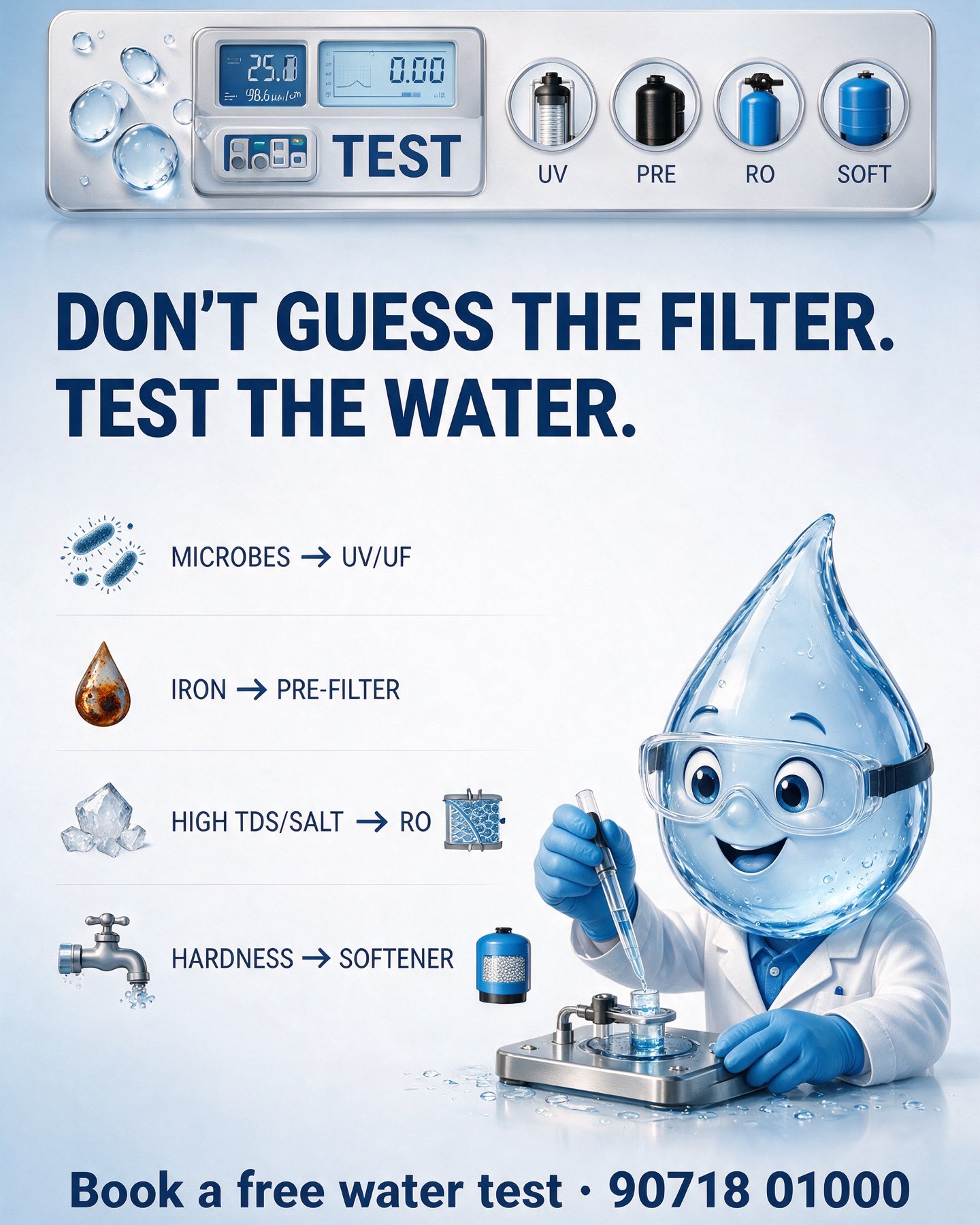 Puryn campaign encouraging water testing