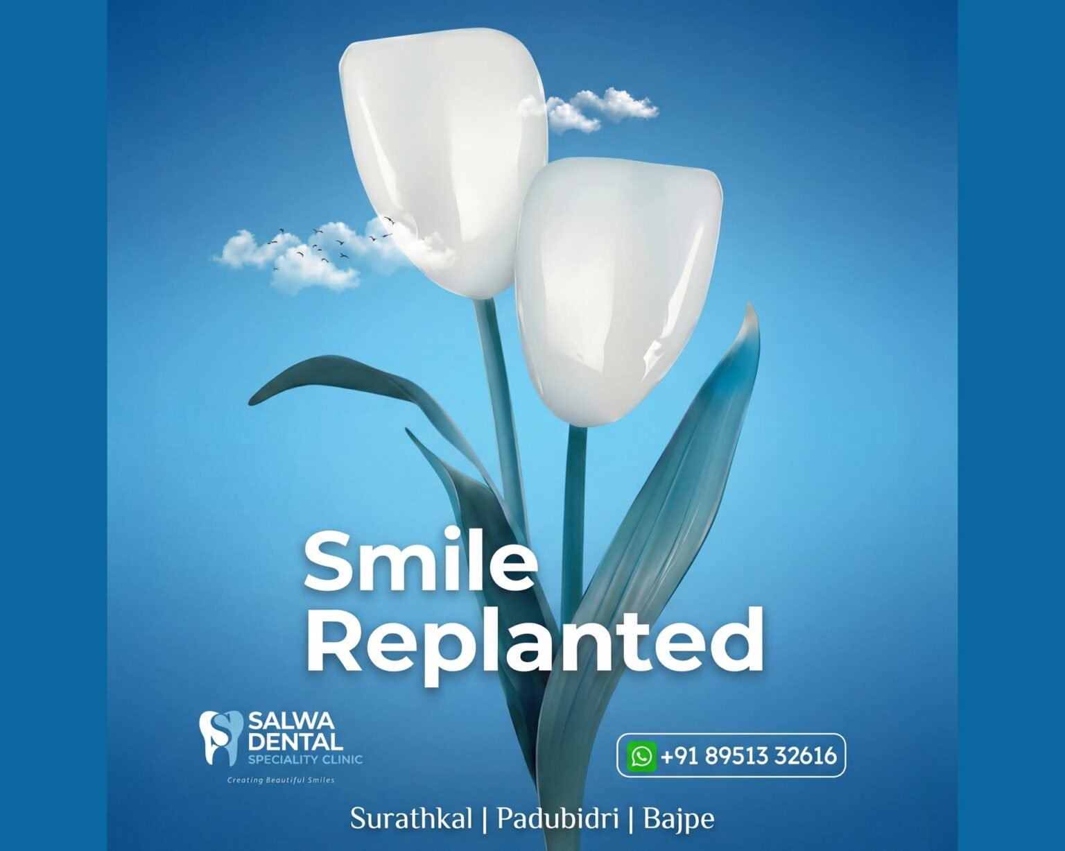 Salwa Dental smile replanted social campaign